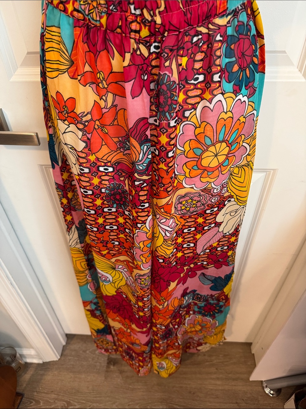 Floral Wide Leg Jumpsuit - Multicolor - Picture 3 of 13